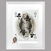 artiscard_qeen_of_clubs_a3_print_a2_frame_signed__card