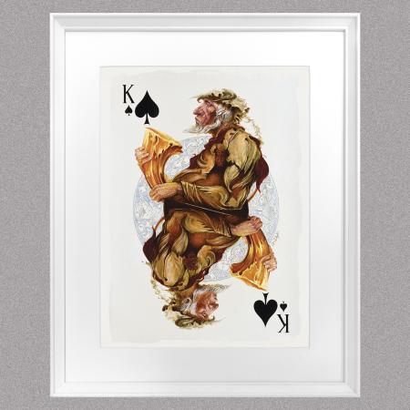 festum_king_of_spades_a3_print_a2_frame_signed