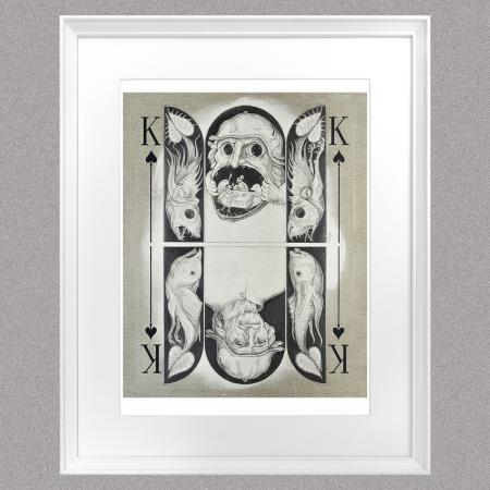 artiscard_king_of_spades_a3_print_a2_frame_signed_1357025903