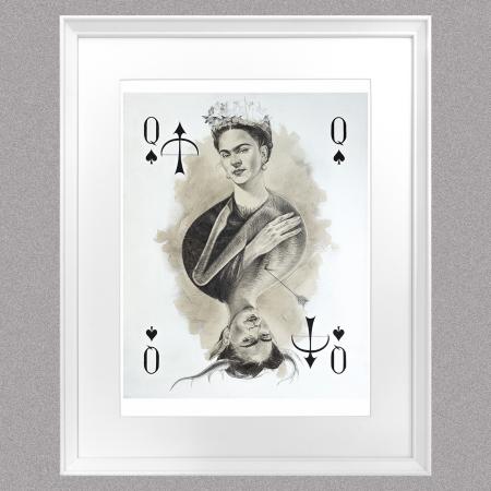 artiscard_qeen_of_spades_a3_print_a2_frame_signed_1873479342